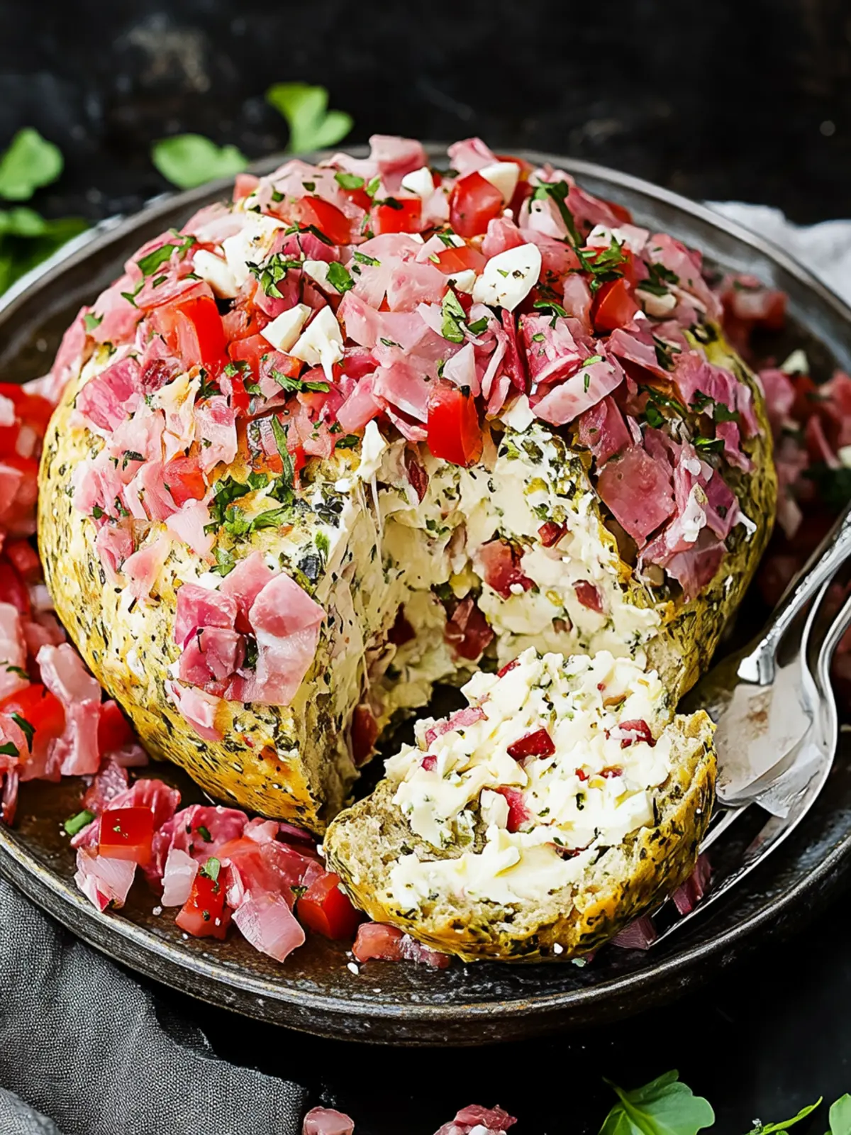 The Muffuletta Cheese Ball