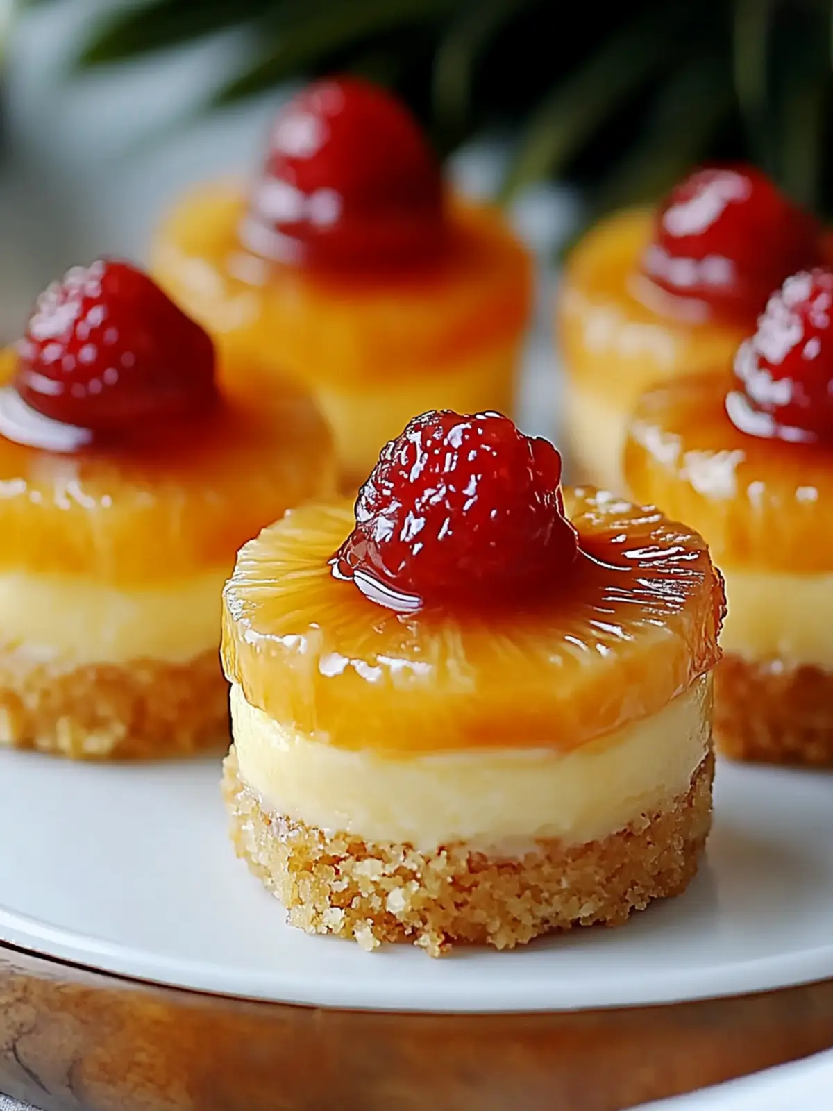 Mini Pineapple Upside-Down Cheesecakes That Wow Every Bite 4 Mini Pineapple Upside-Down Cheesecakes