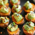 Sweet Potato Bites with Avocado