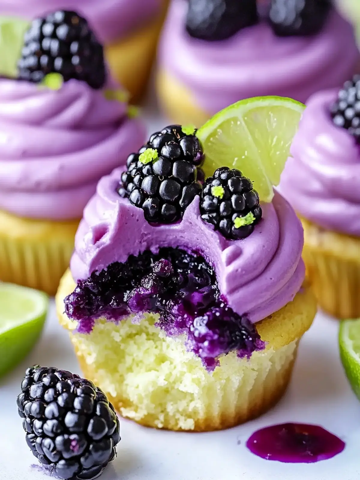 Irresistible Blackberry Lime Cheesecake Cupcakes to Savor 4 Blackberry Lime Cheesecake Cupcakes