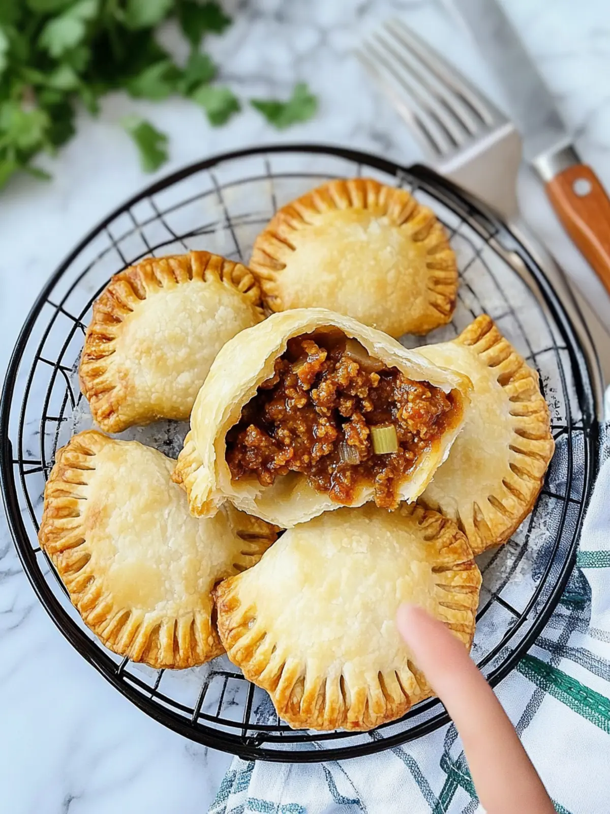 Air Fryer Hand Pies (Air Fryer Sloppy Joes)