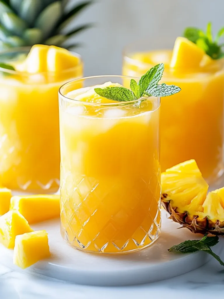 Tropical Mango Pineapple Punch