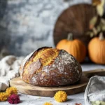 Pumpkin Kamut Calendula Sourdough Bread