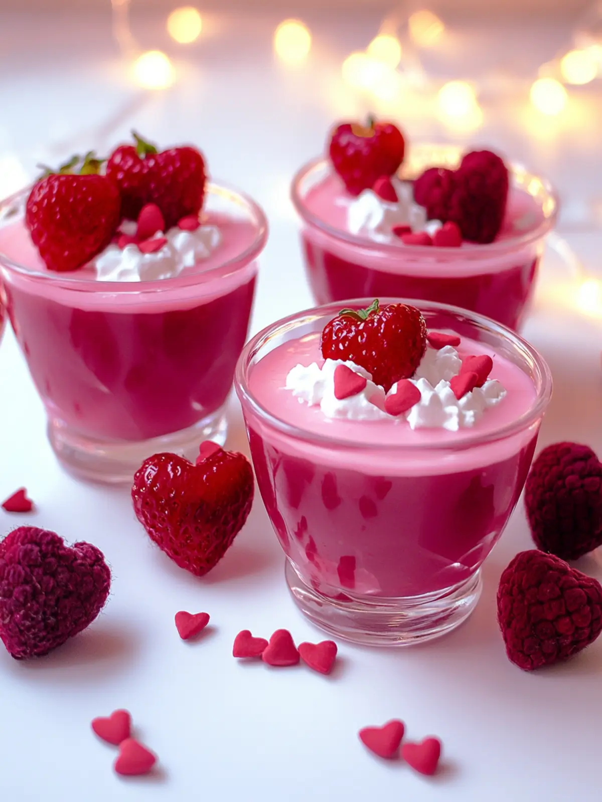 Valentine’s Day Jello Dessert Cups (Viral Healthy TikTok Dessert)