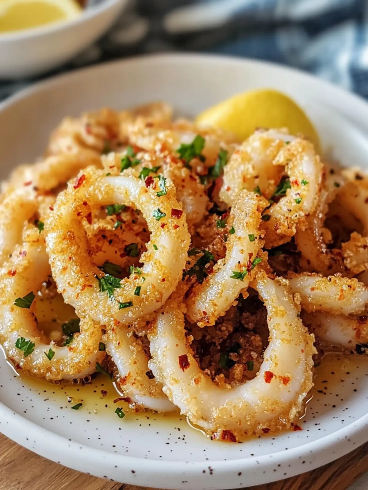 Easy Sautéed Calamari with Garlic and Red Pepper Flakes