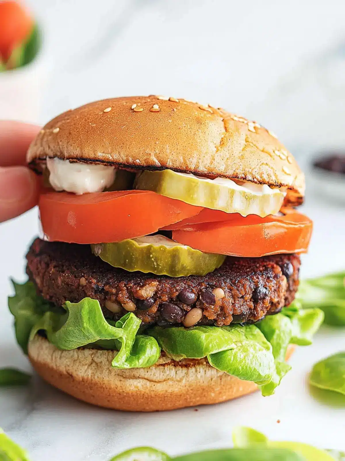 Vegan Black Bean Burger Recipe