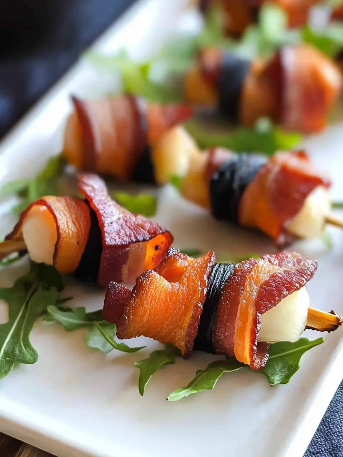 Carrot Bacon Wrapped Apple Bites (Vegan Appetizer)