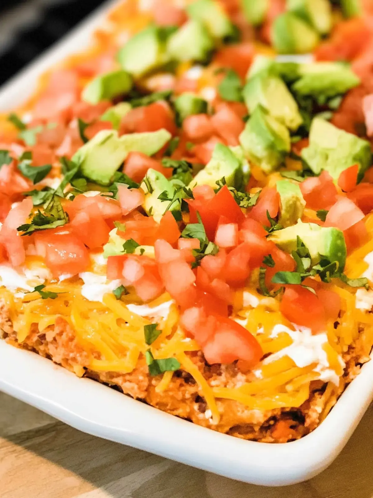 Seven Layer Taco Dip