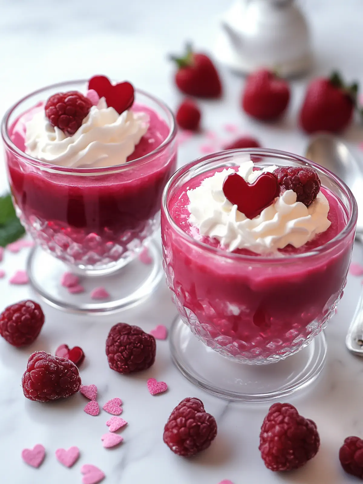 Valentine’s Day Jello Dessert Cups (Viral Healthy TikTok Dessert)