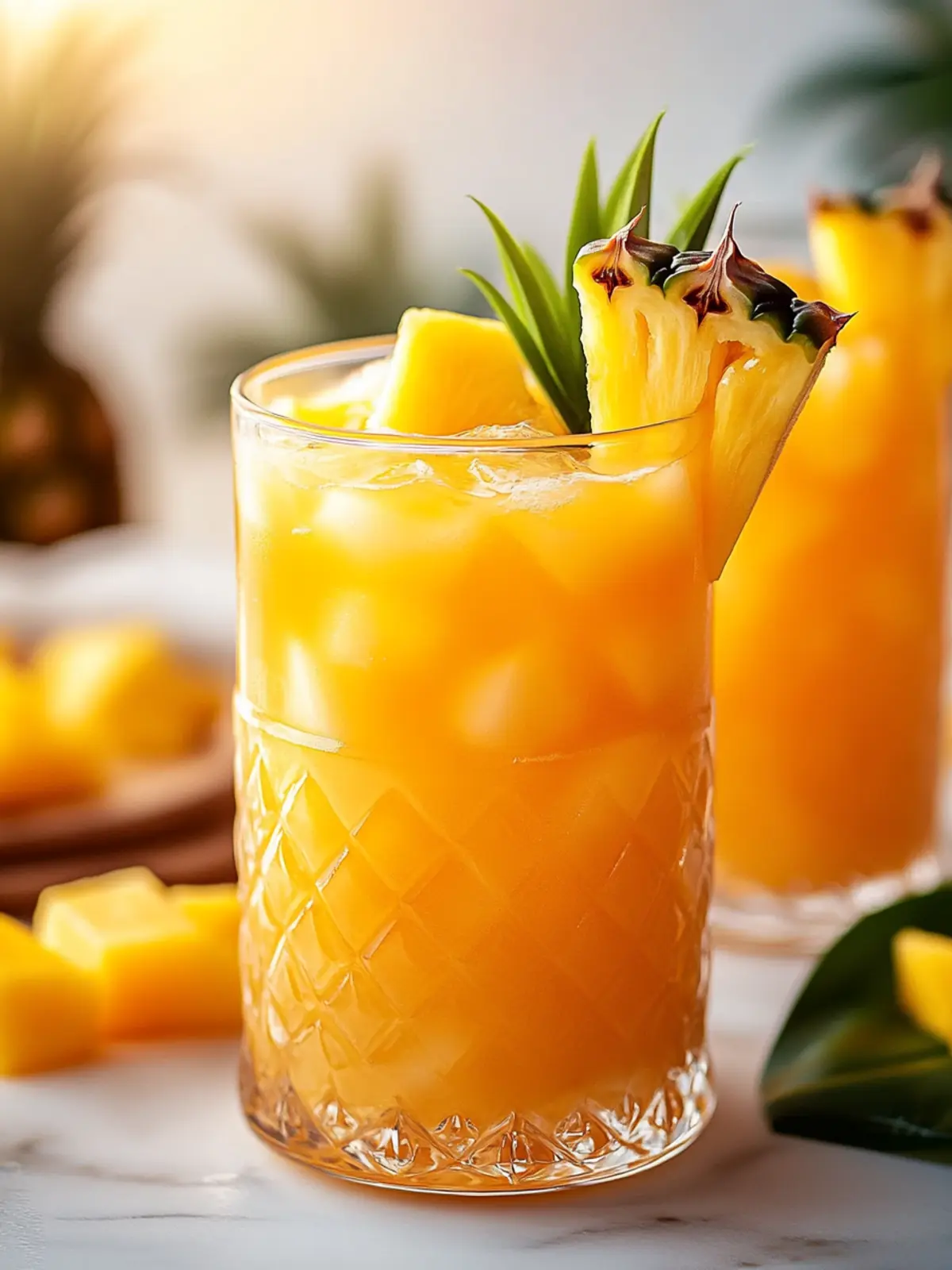 Savor the Sun with Tropical Mango Pineapple Punch Recipe 2 Tropical Mango Pineapple Punch