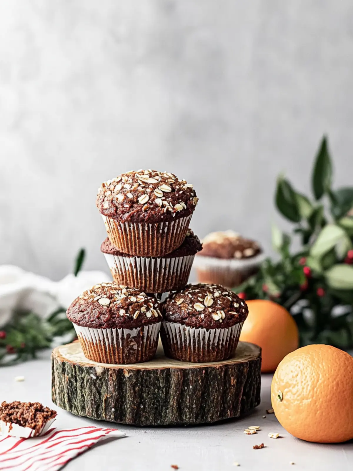 Carob Chocolate Orange Muffins