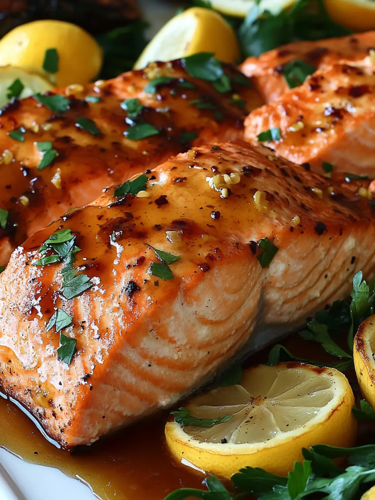 Healthy Maple Glazed Salmon