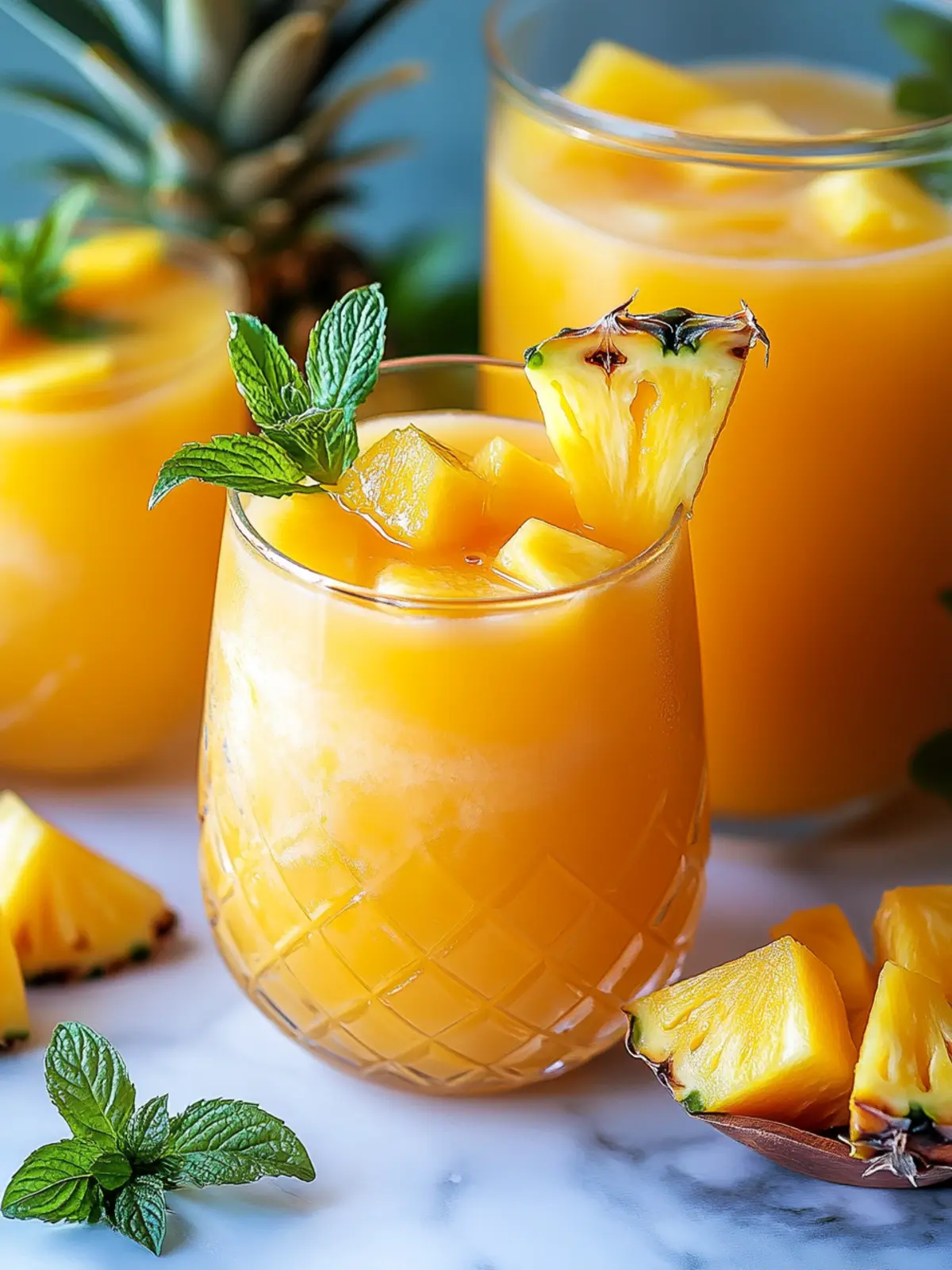 Savor the Sun with Tropical Mango Pineapple Punch Recipe 3 Tropical Mango Pineapple Punch