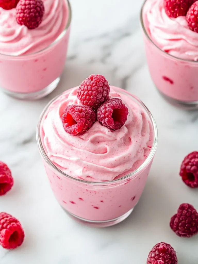 Fresh Raspberry Cloud Mousse