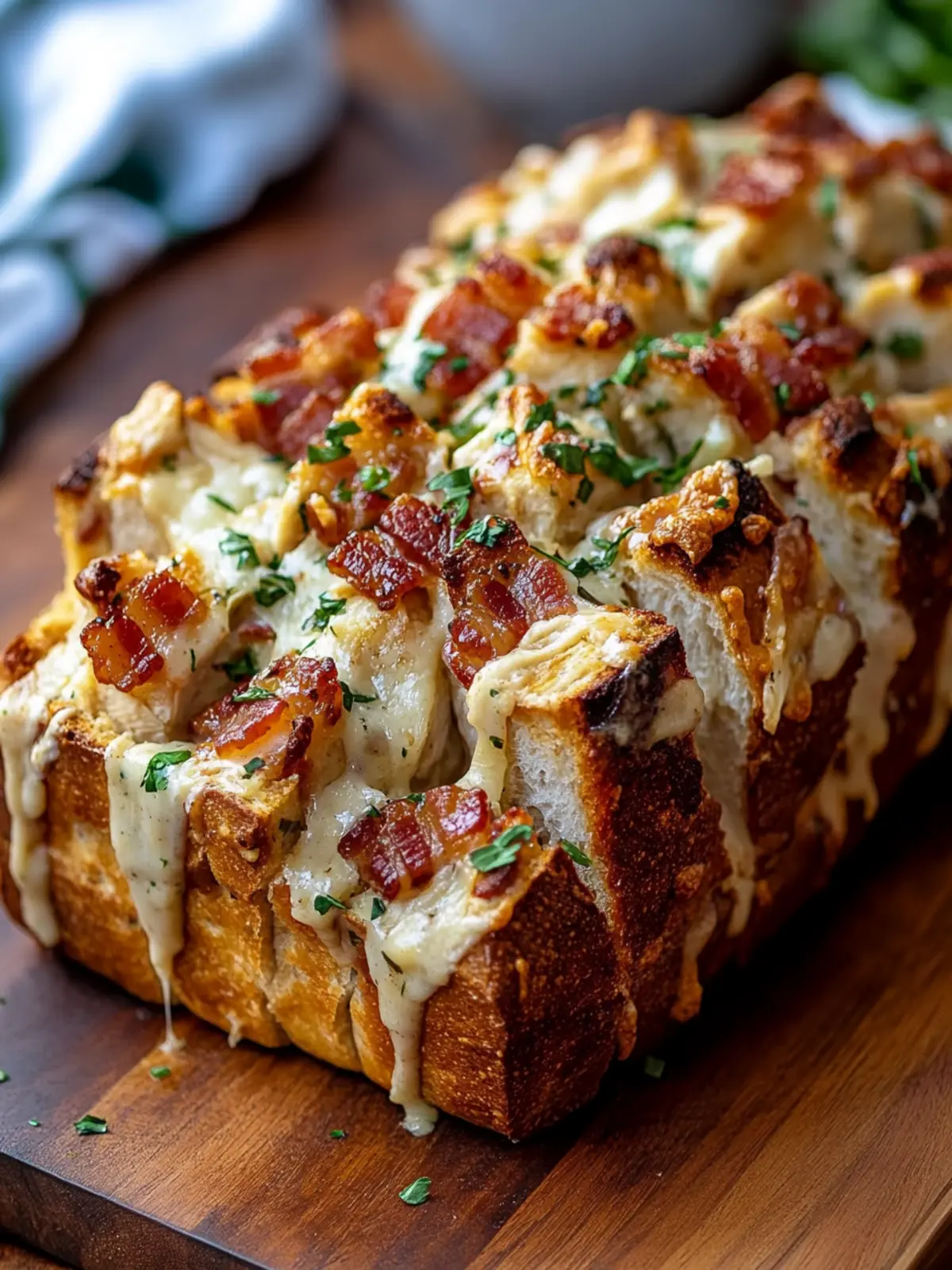Savor Easy Chicken Bacon Ranch Pull-apart Bread Tonight 5 Easy Chicken Bacon Ranch Pull-apart Bread