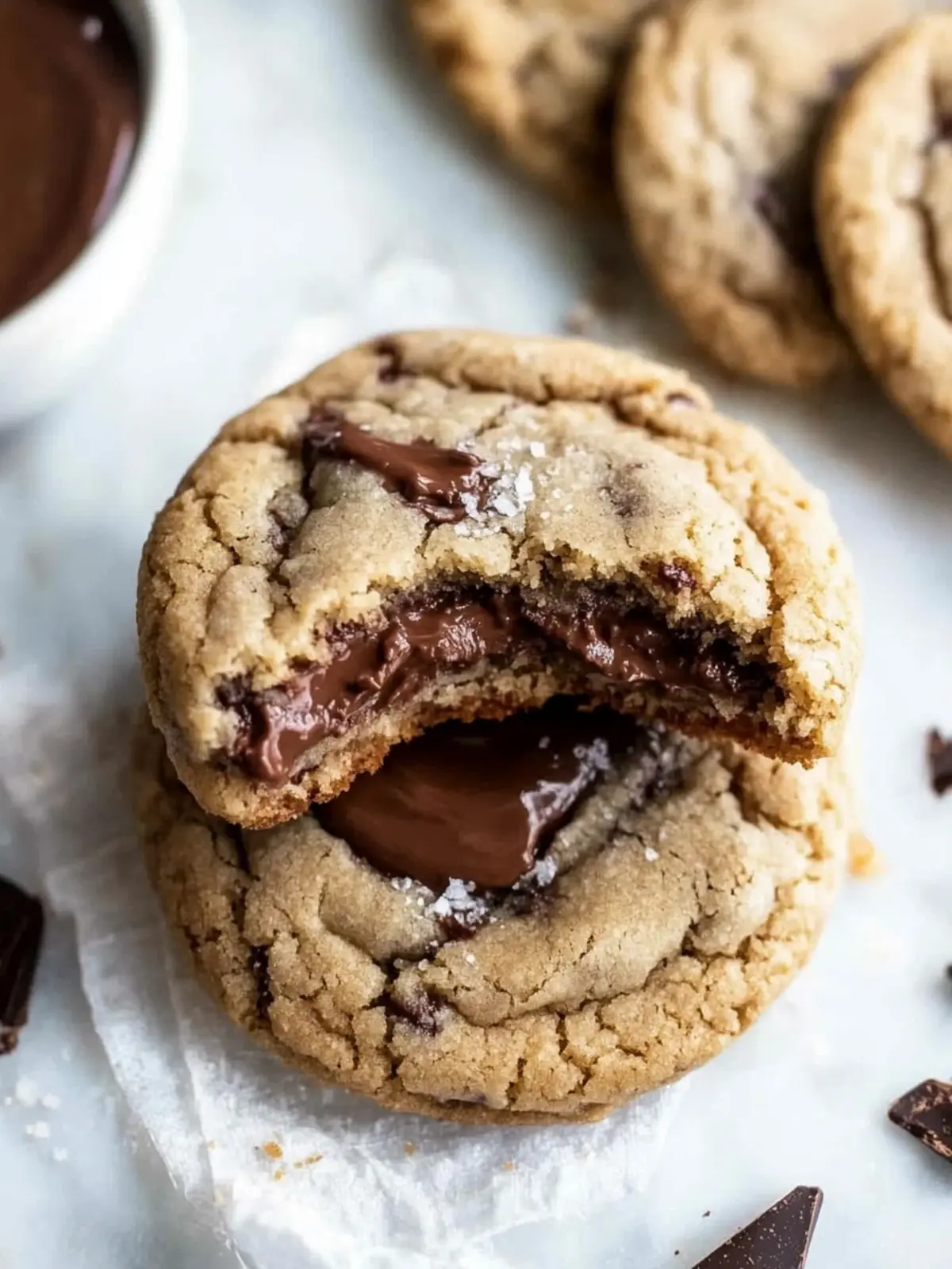 Nutella Stuffed Cookies