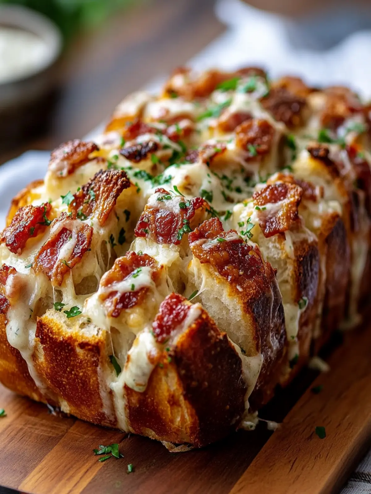 Savor Easy Chicken Bacon Ranch Pull-apart Bread Tonight 3 Easy Chicken Bacon Ranch Pull-apart Bread