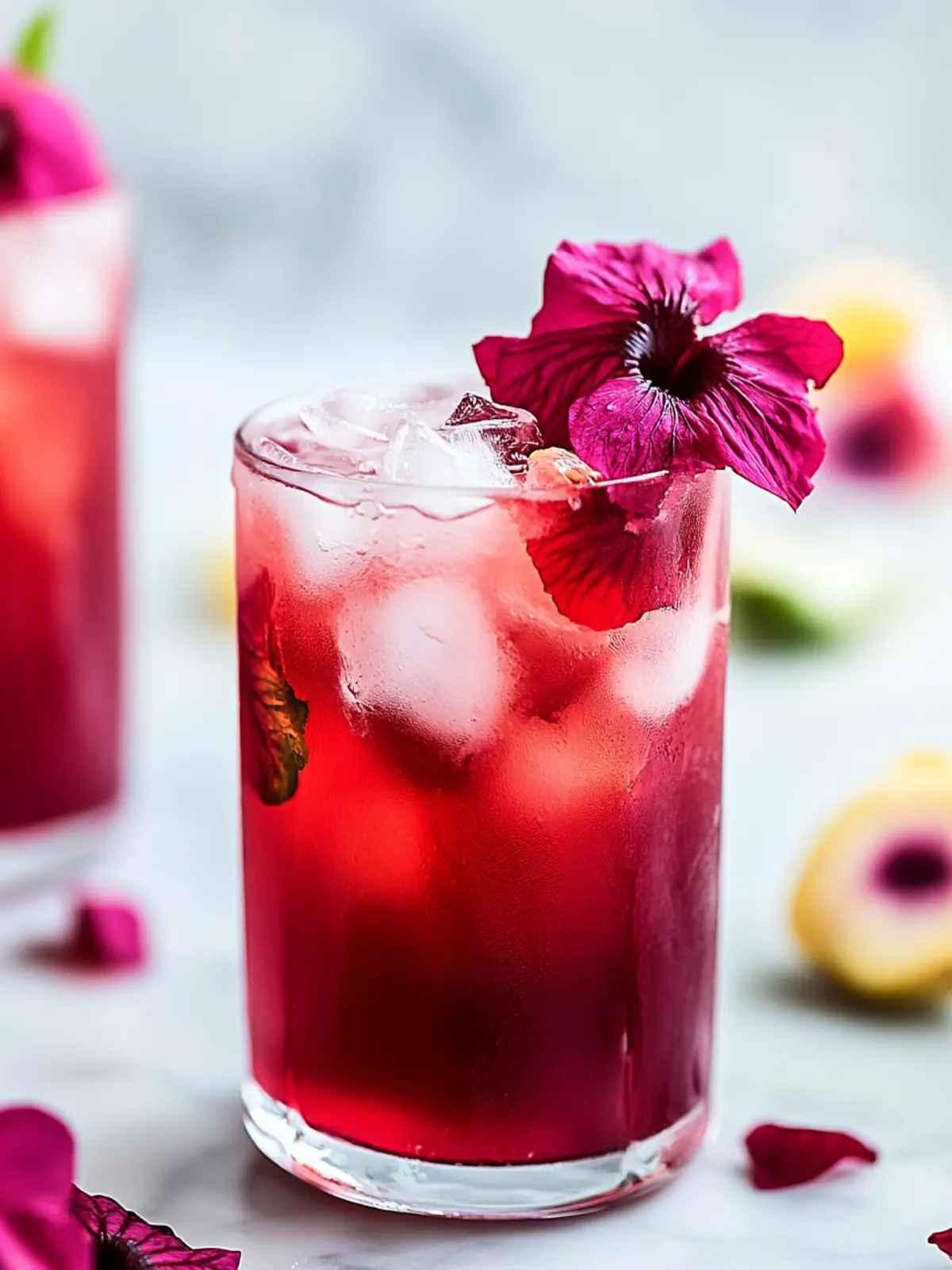 Hibiscus Iced Tea Cooler
