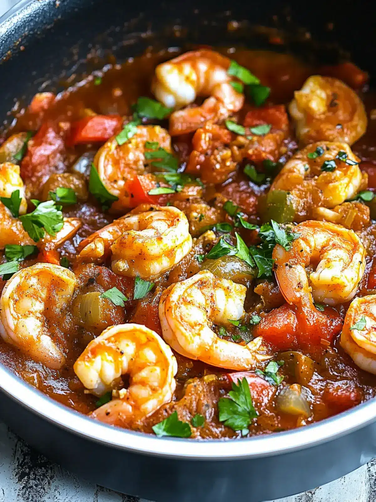 Savory Shrimp Creole Stew with Andouille Sausage Delight 3 Shrimp Creole