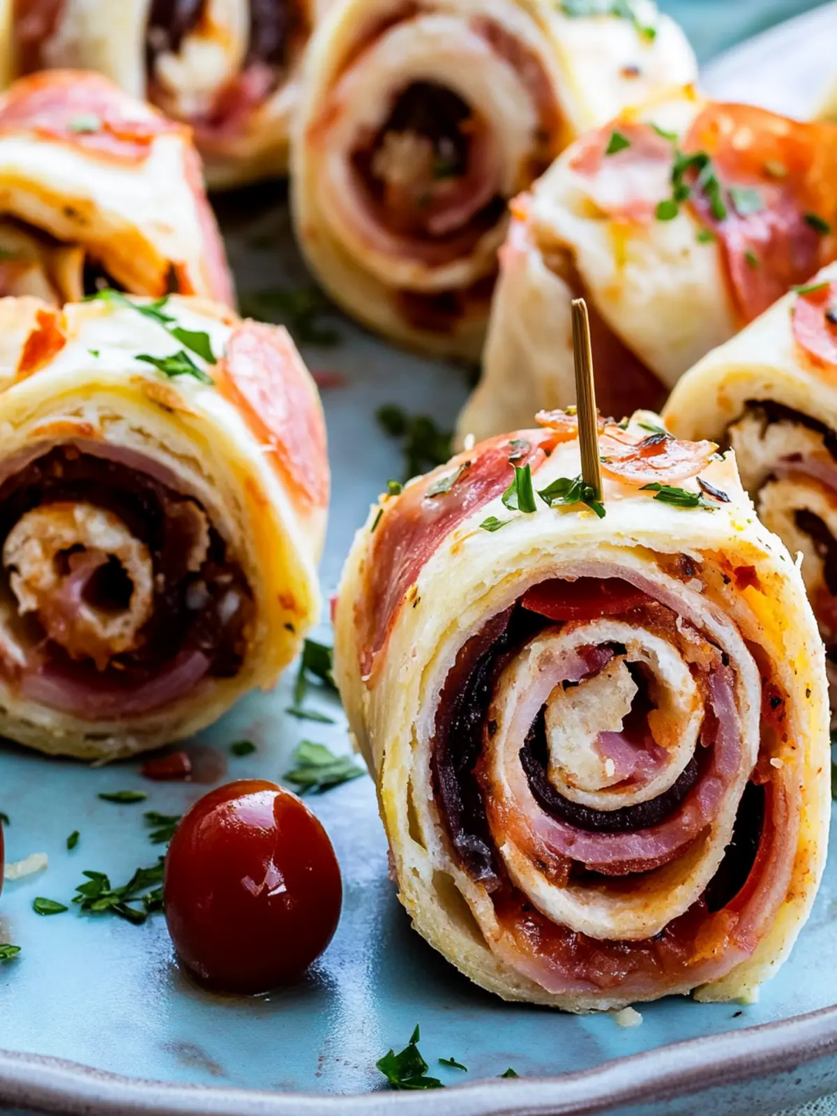 Muffuletta Pinwheels Recipe: A Flavorful Twist on Tradition 3 Muffuletta Pinwheels Recipe
