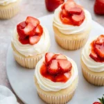 Strawberry Vanilla Cupcakes