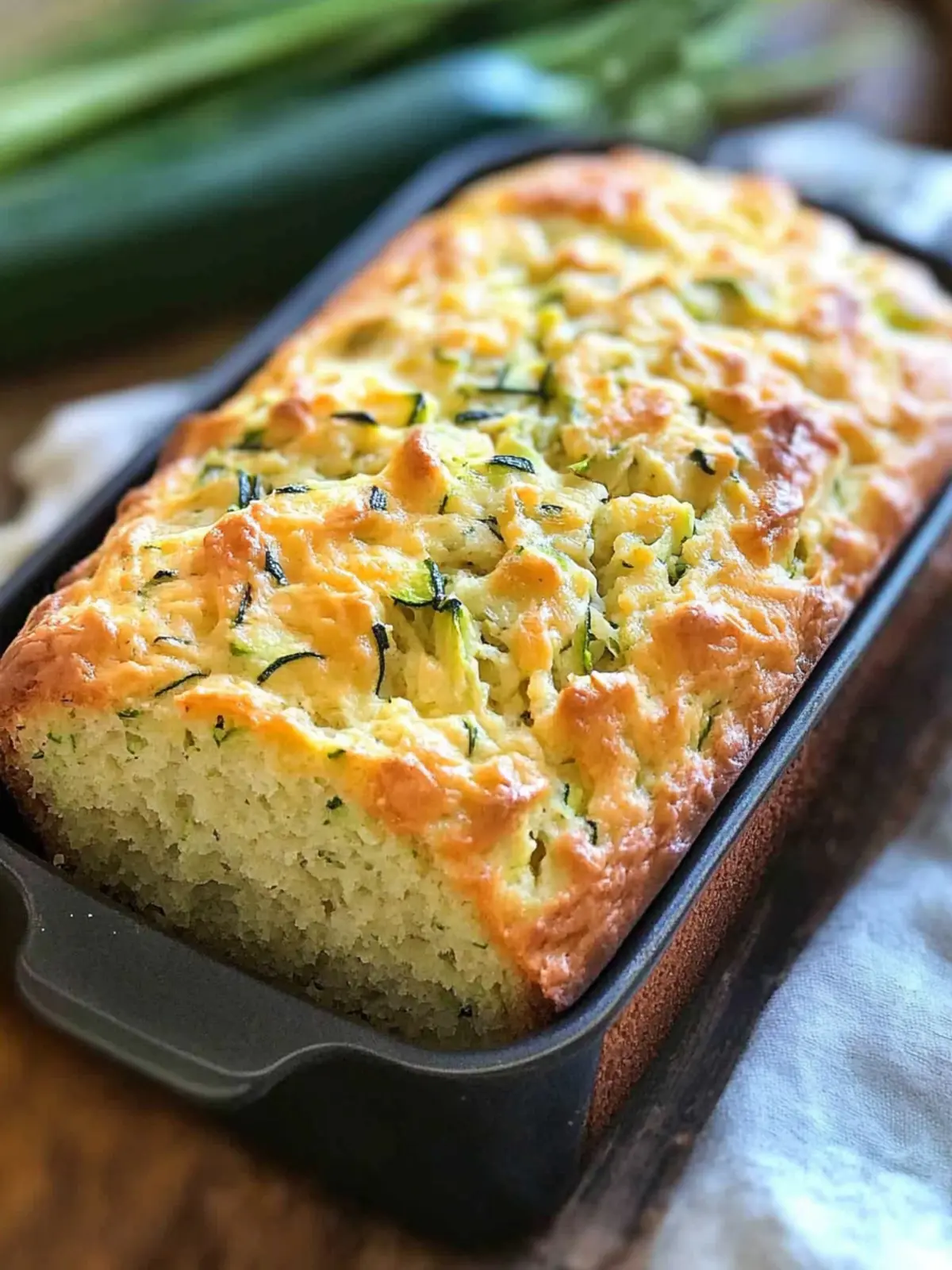 Savory Zucchini Cheddar Quick Bread to Brighten Your Day 2 Savory Zucchini Cheddar Quick Bread