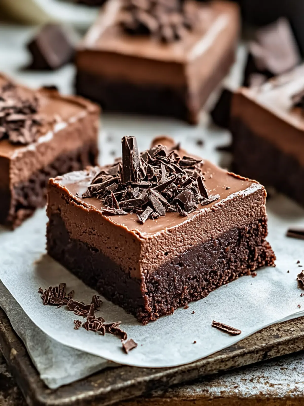 Decadent Chocolate Mousse Brownies to Satisfy Your Cravings 3 Chocolate Mousse Brownies