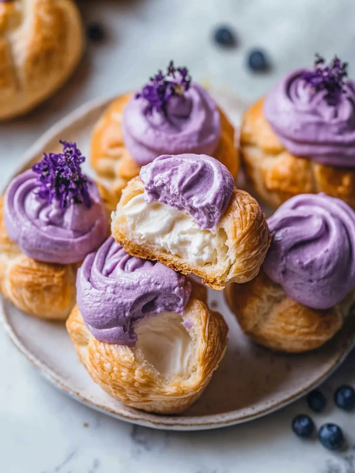 Delicious Ube Cream Puffs for Sweet Moments at Home 4 Ube Cream Puffs