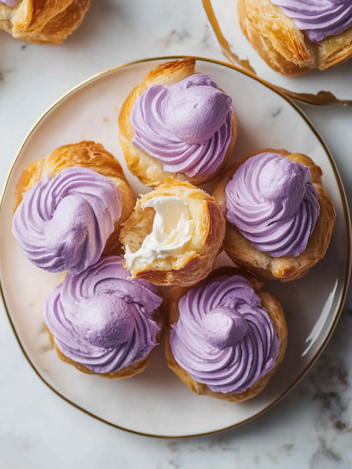 Delicious Ube Cream Puffs for Sweet Moments at Home 3 Ube Cream Puffs