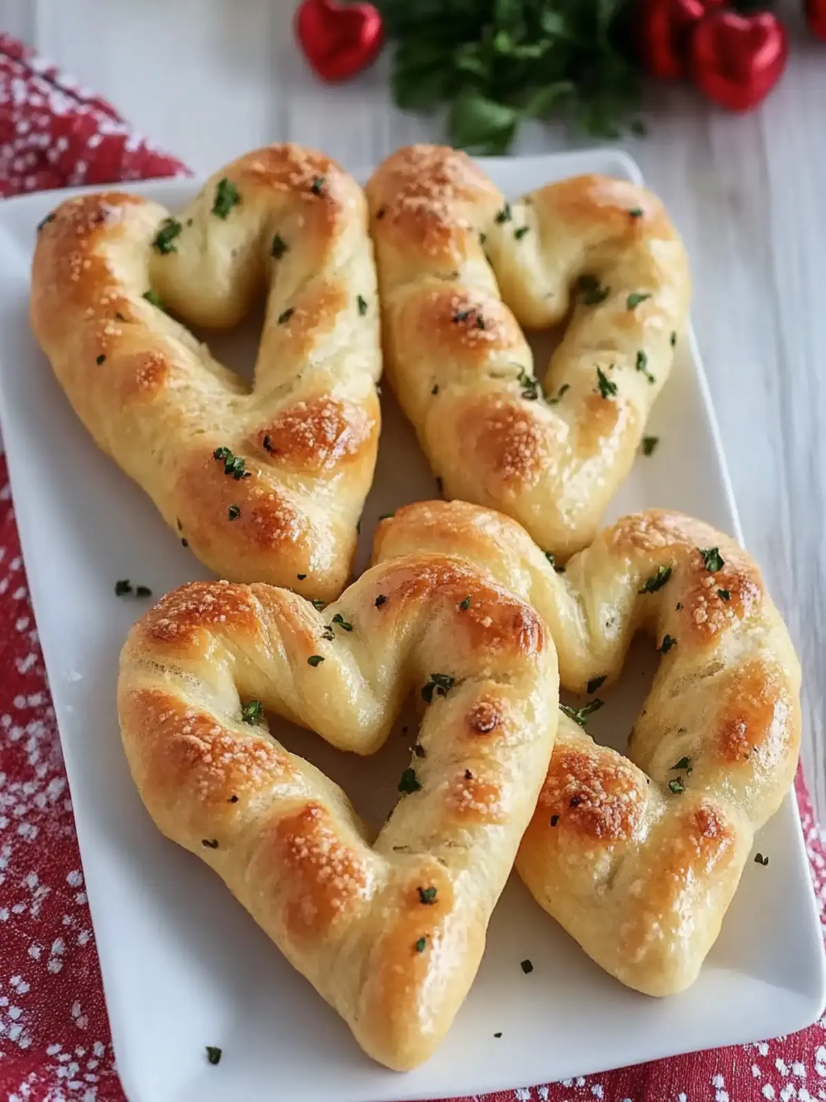 Heart Shaped Breadsticks: Love at First Bite! 5 Heart Shaped Breadsticks