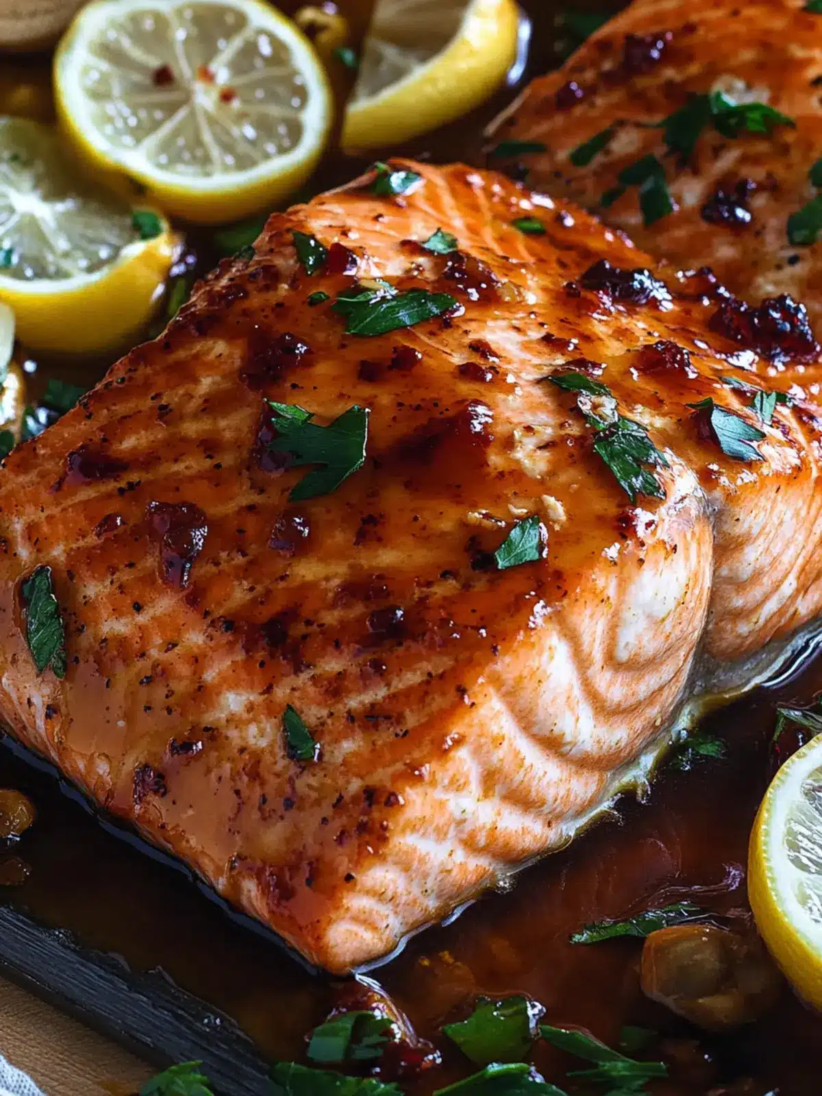 Healthy Maple Glazed Salmon