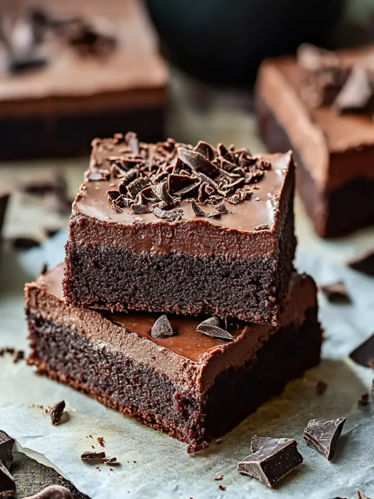 Chocolate Mousse Brownies