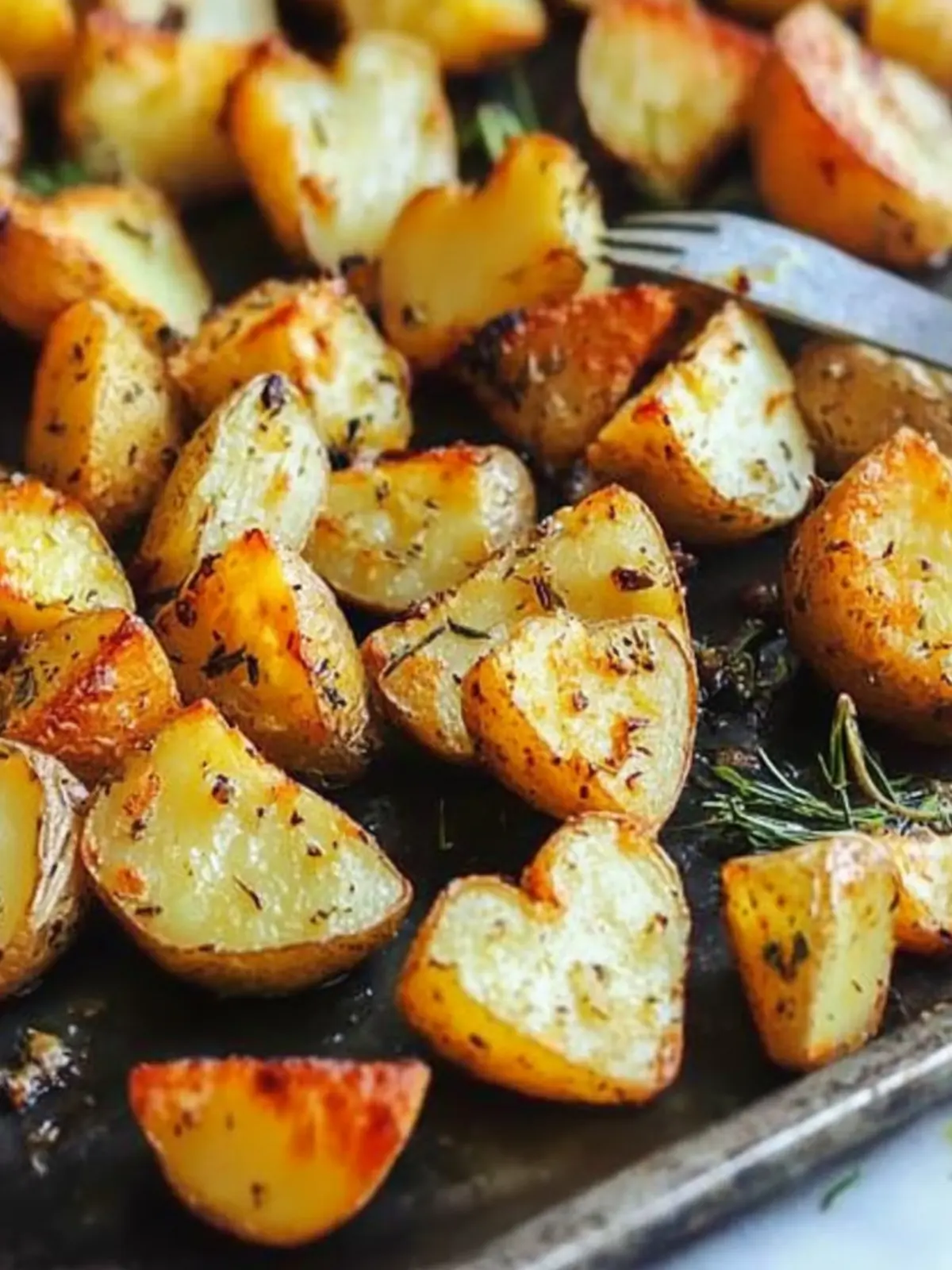 Roasted Heart Potatoes