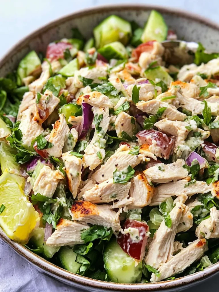 Easy And Healthy Chicken Salad Recipe (No Mayo)