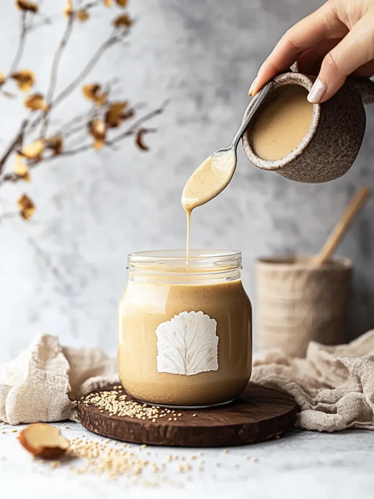Simple Homemade Tahini Paste