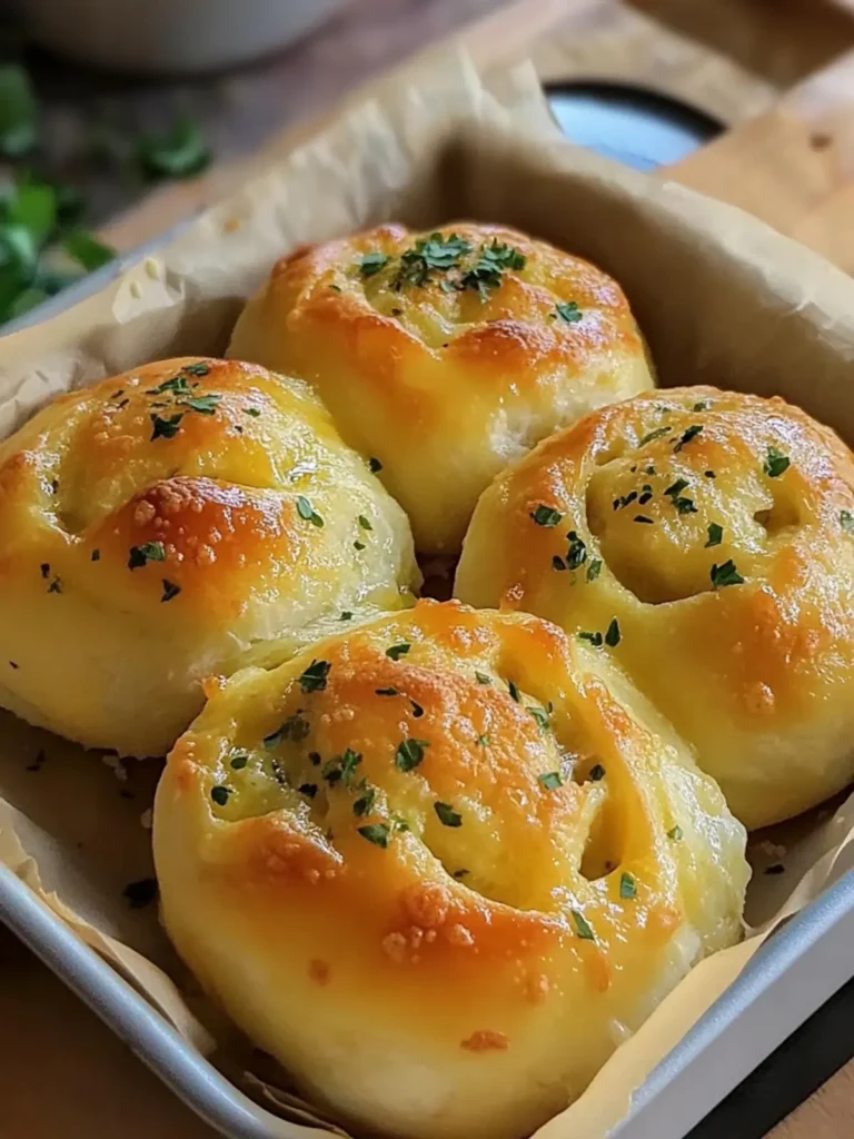 Buttery cheese Garlic Rolls