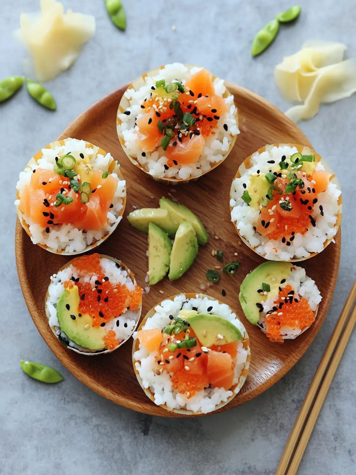 Delicious Sushi Cups: A Fun Spin on Your Favorite Rolls 3 Sushi Cups