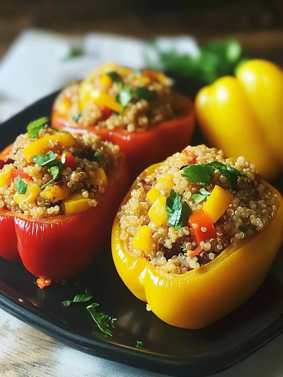 Delicious Quinoa-Stuffed Bell Peppers You’ll Love to Make 5 Quinoa-stuffed Bell Peppers