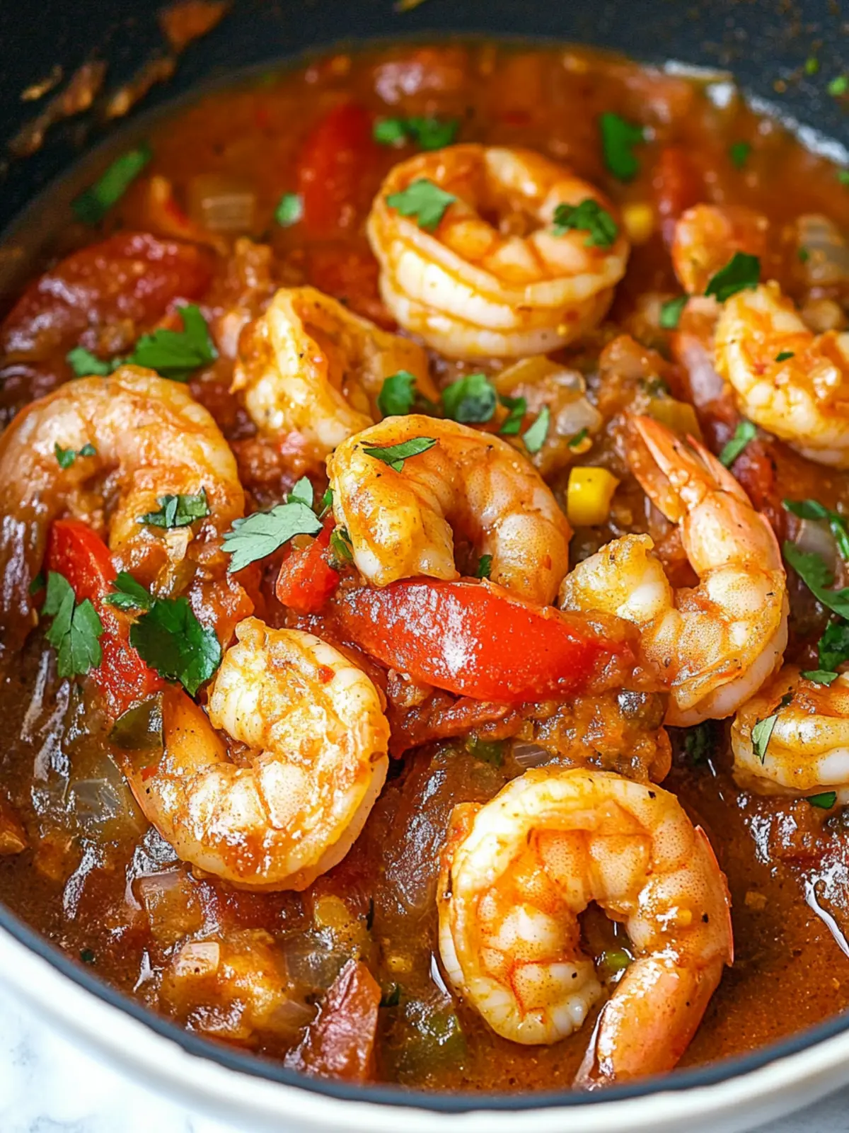Savory Shrimp Creole Stew with Andouille Sausage Delight 4 Shrimp Creole