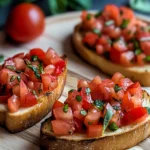 Bruschetta with Tomato and Basil