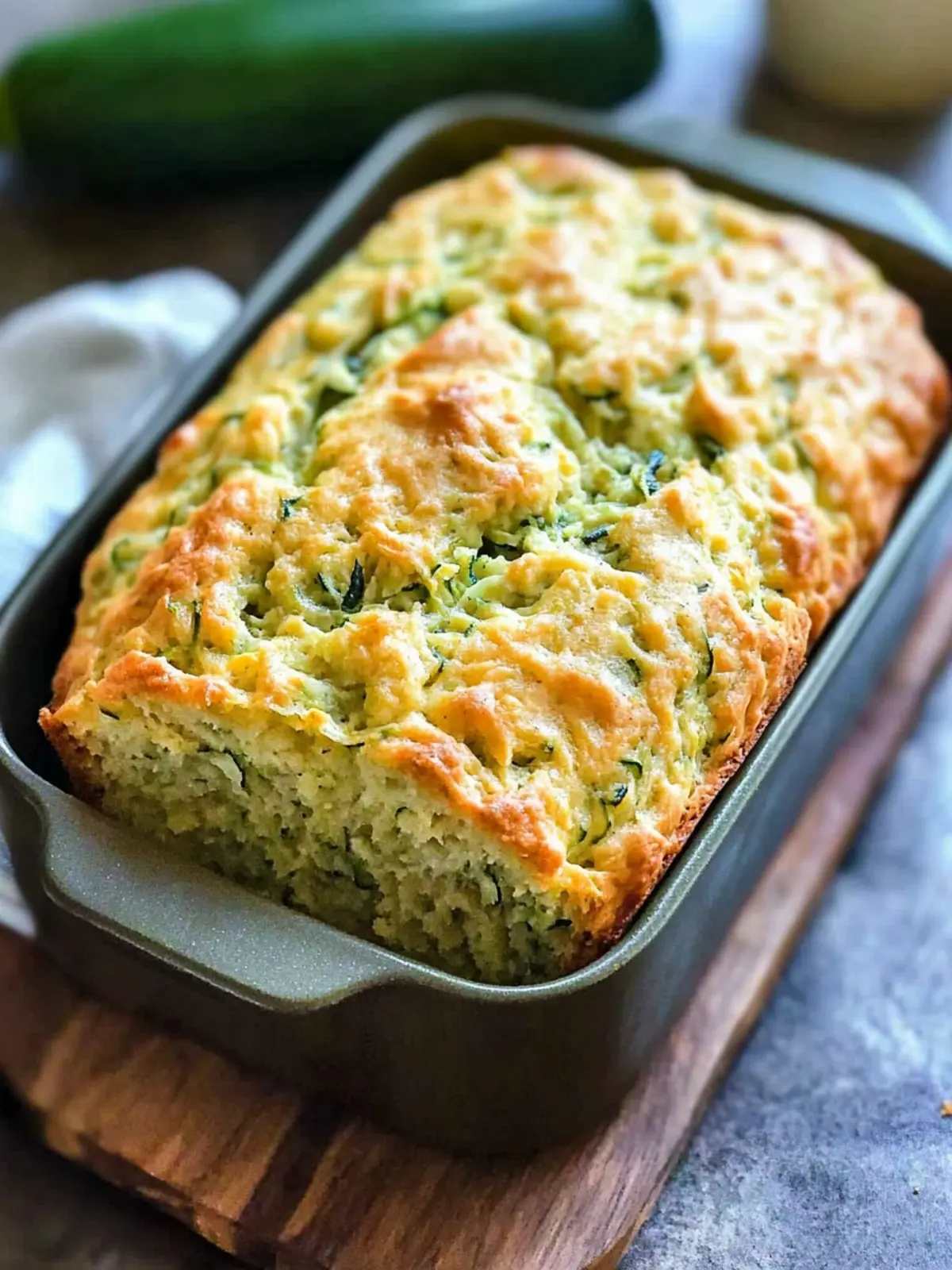 Savory Zucchini Cheddar Quick Bread to Brighten Your Day 5 Savory Zucchini Cheddar Quick Bread