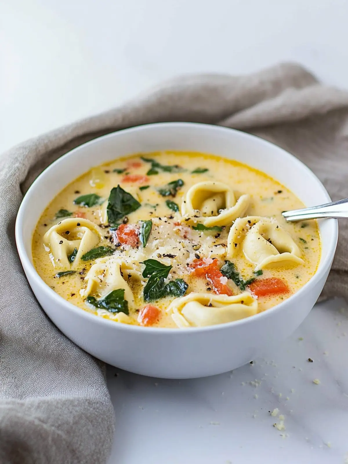Crockpot Tortellini Soup With Cream Cheese