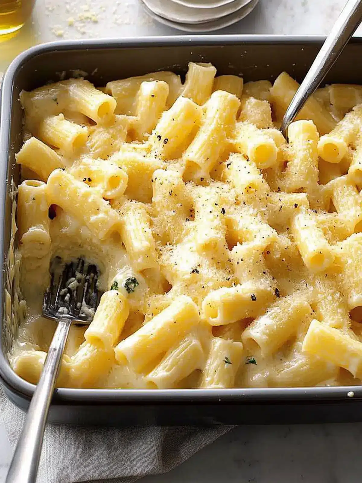 Creamy Five-Cheese Rigatoni Bake for Comfort and Delight 4 Five-Cheese Rigatoni