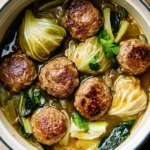 Savory Chinese Lion’s Head Meatballs With Cabbage Stew Delight 6 Chinese Lion’s Head Meatballs With Cabbage Stew
