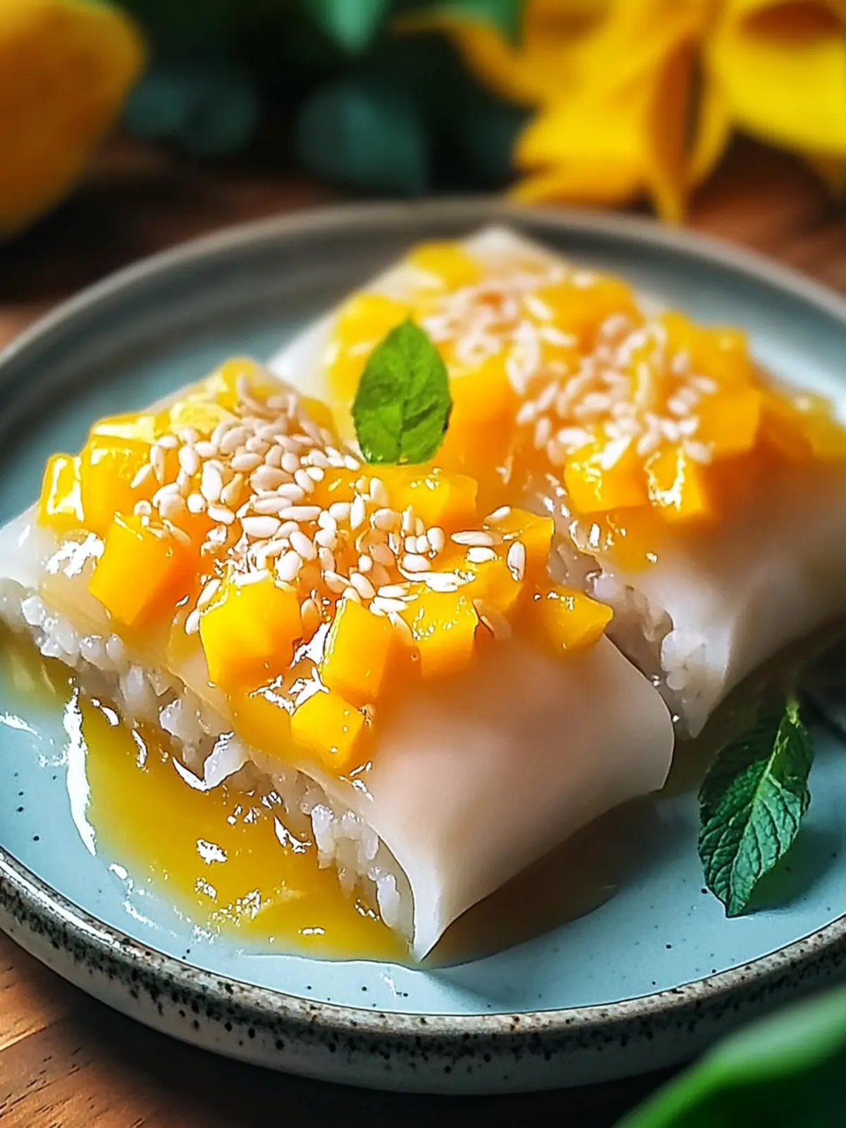 Irresistibly Sweet Mango Sticky Rice Rolls for Easy Indulgence 4 Sweet Mango Sticky Rice Rolls