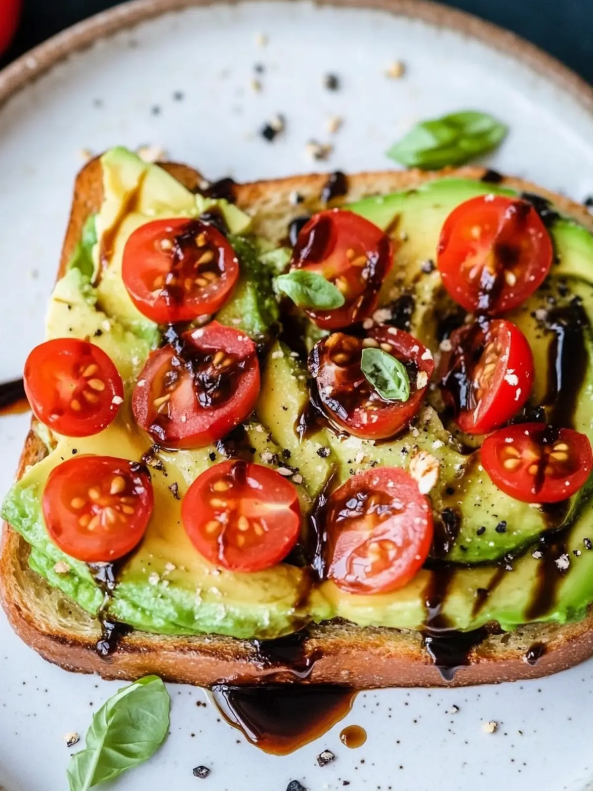 Irresistible Avocado Toast with Balsamic Glaze You’ll Love 2 Avocado Toast with Balsamic Glaze