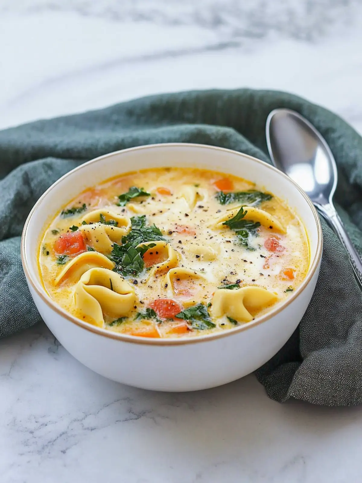 Crockpot Tortellini Soup With Cream Cheese