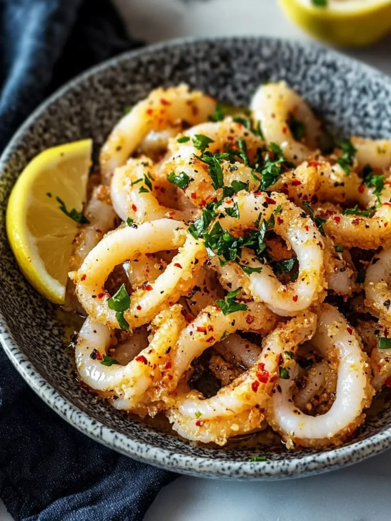 Easy Sautéed Calamari with Garlic and Red Pepper Flakes
