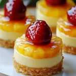 Mini Pineapple Upside-Down Cheesecakes