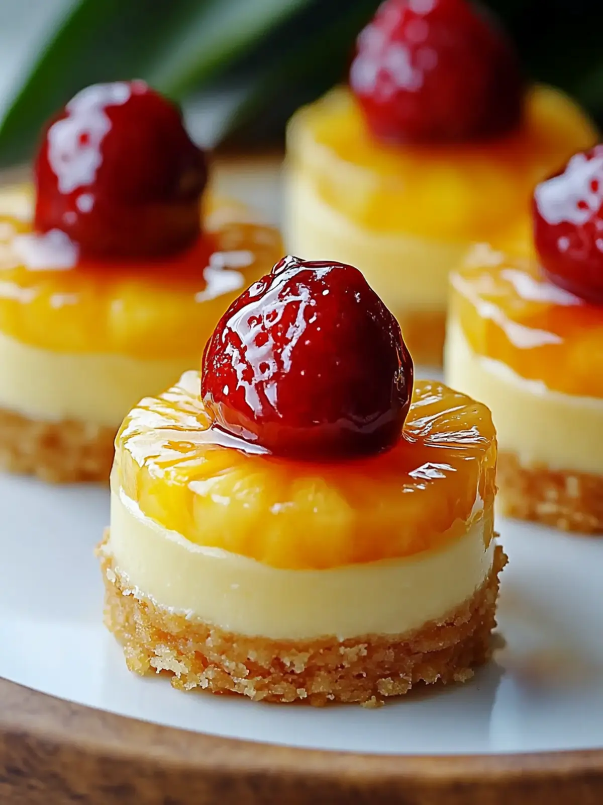 Mini Pineapple Upside-Down Cheesecakes That Wow Every Bite 5 Mini Pineapple Upside-Down Cheesecakes